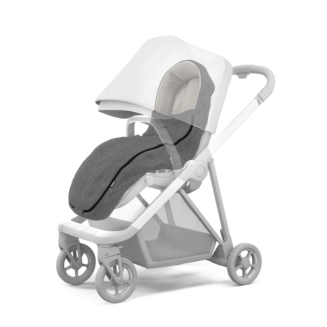 Thule Stroller Footmuff - Grey Melange - Image 2