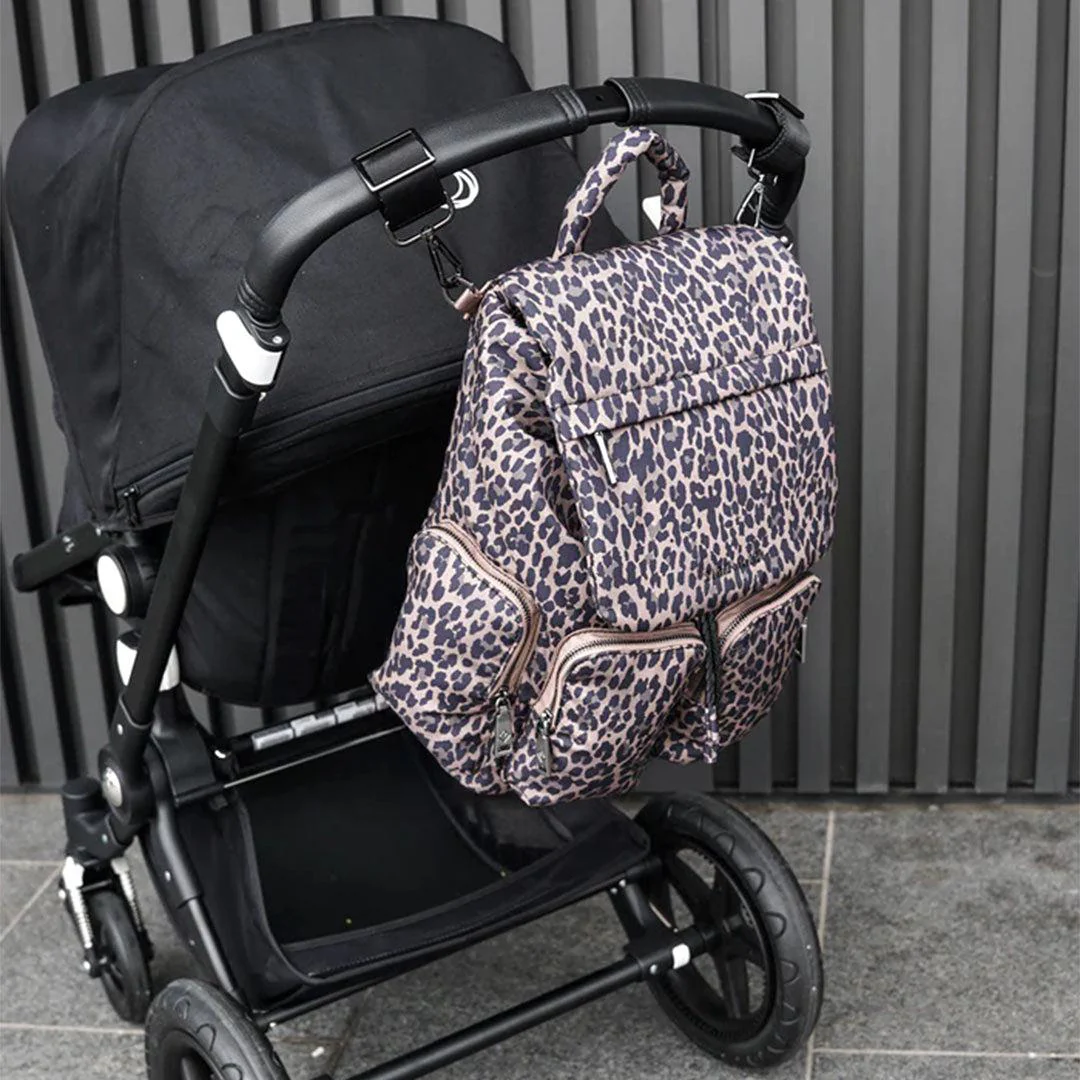 TIBA + MARL Alto Changing Backpack - Tonal Brown Leopard - Image 5