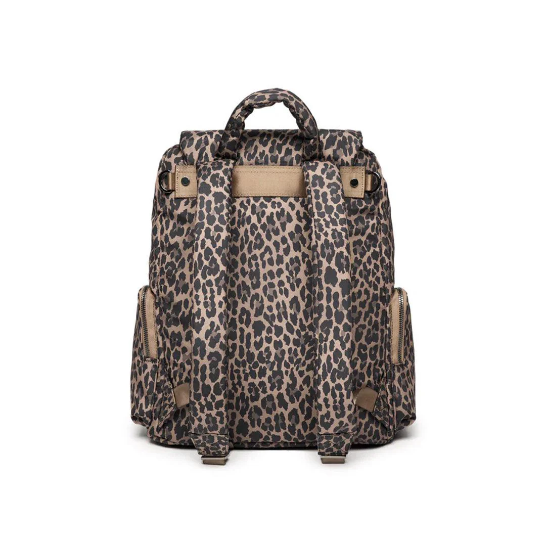 TIBA + MARL Alto Changing Backpack - Tonal Brown Leopard - Image 9