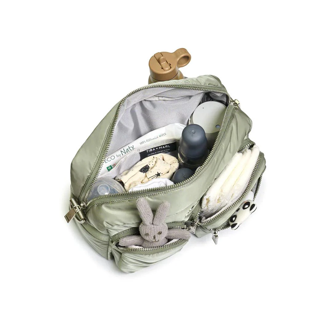 TIBA + MARL Axel Buggy Organiser / Changing Bag - Sage - Image 6