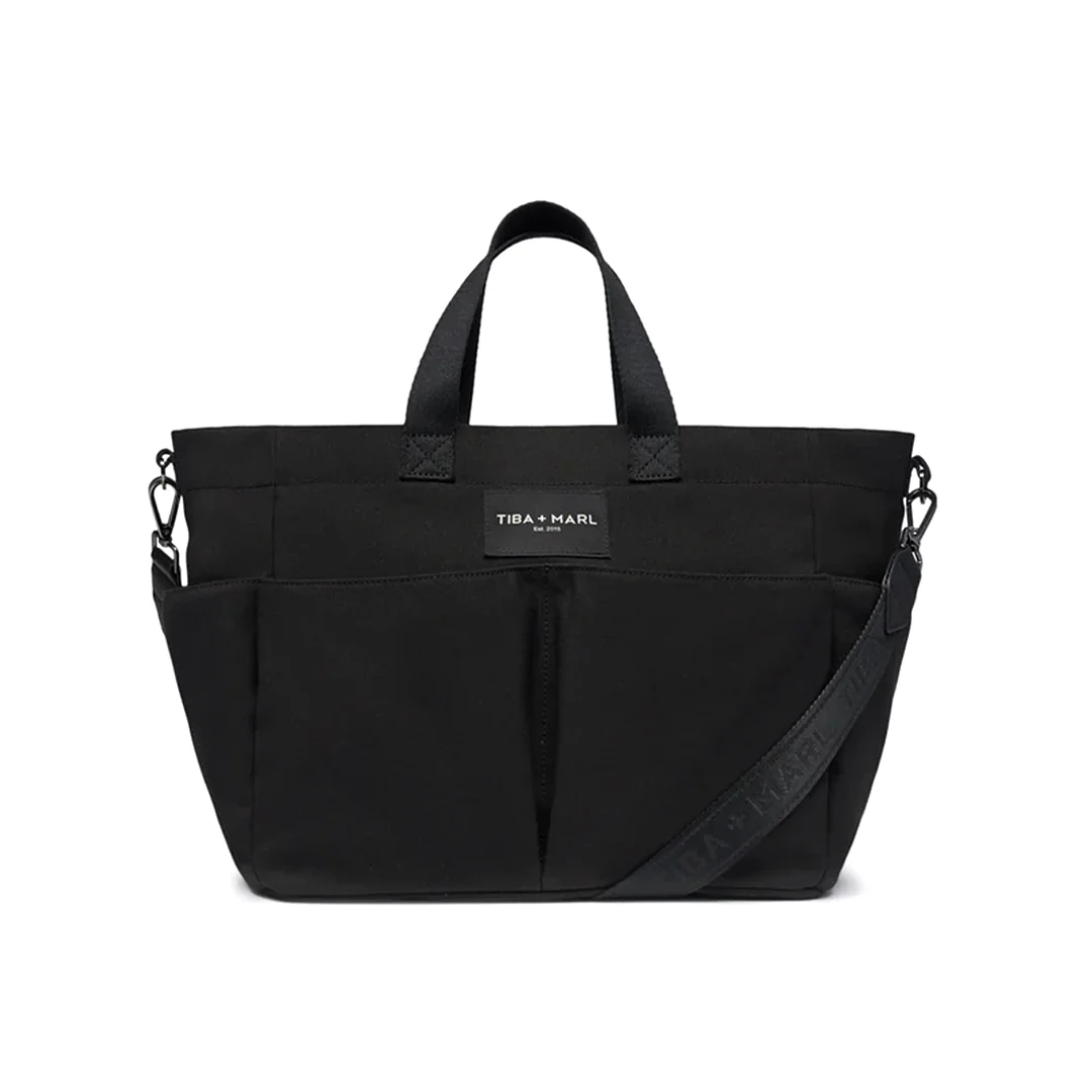 TIBA + MARL Canvas Pocket Tote - Black
