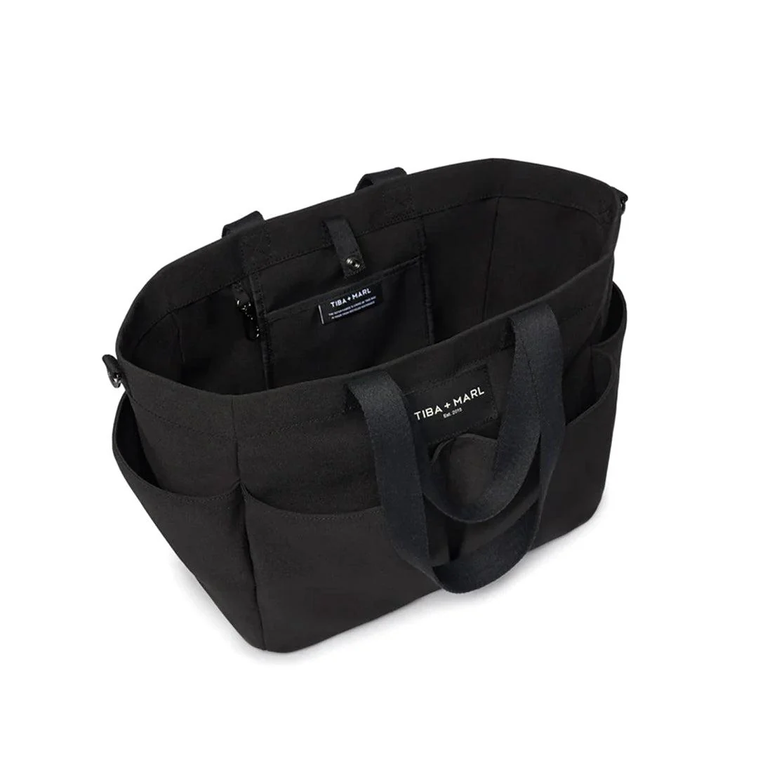 TIBA + MARL Canvas Pocket Tote - Black - Image 7