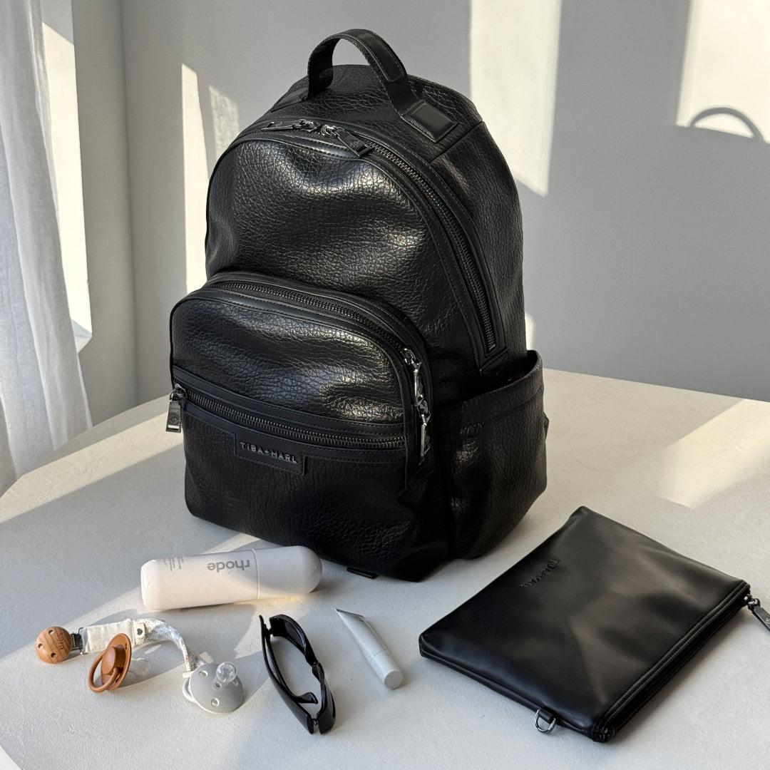 TIBA + MARL Elwood Twin 2.0 Changing Backpack - Black - Image 4