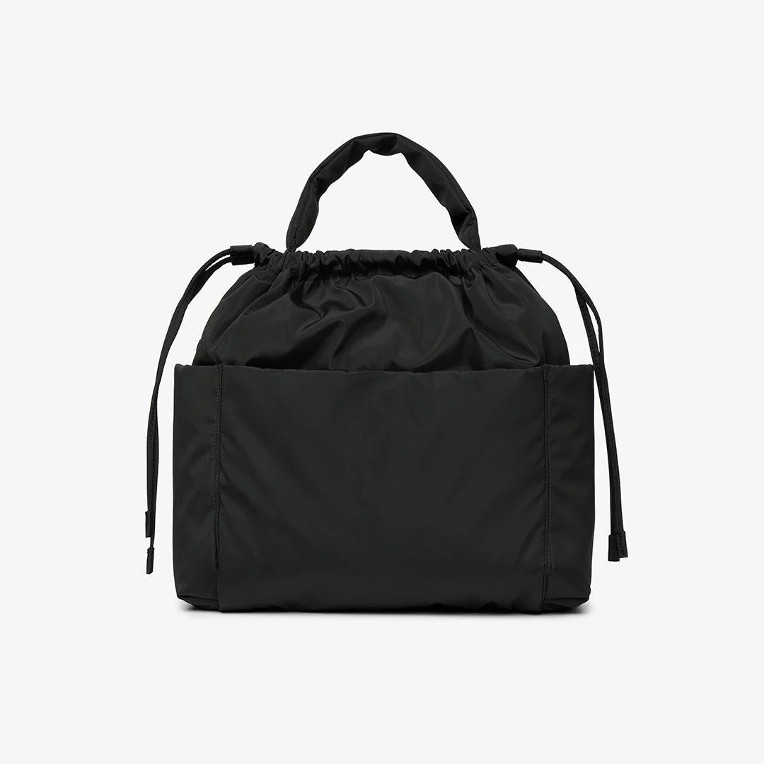 TIBA + MARL Luna Drawstring Tote Changing Bag - Black - Image 4