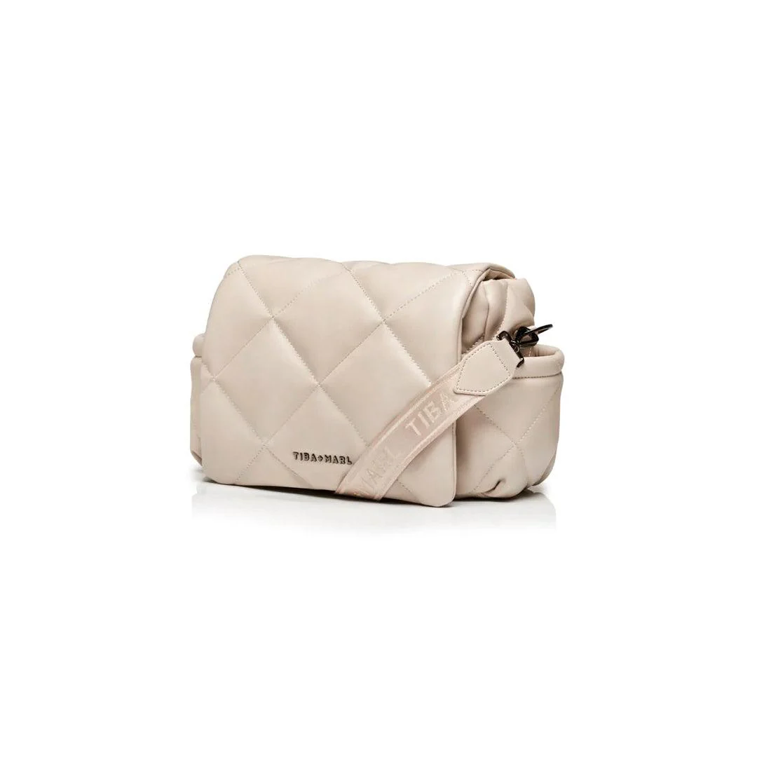 TIBA + MARL Nova Eco Compact Quilted Changing Bag - Oyster - Image 6