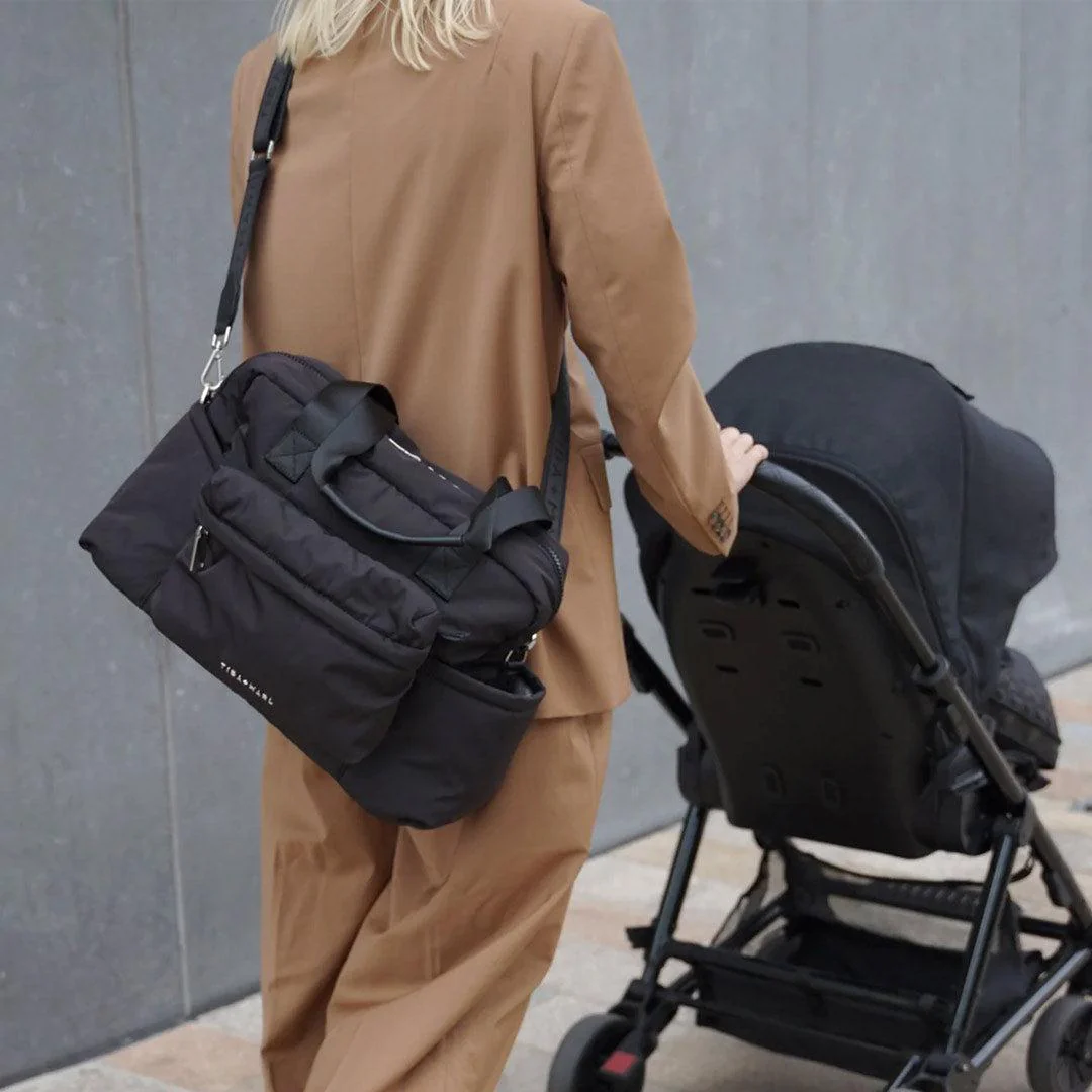 TIBA + MARL Phoenix Holdall Eco Nylon - Black - Image 3
