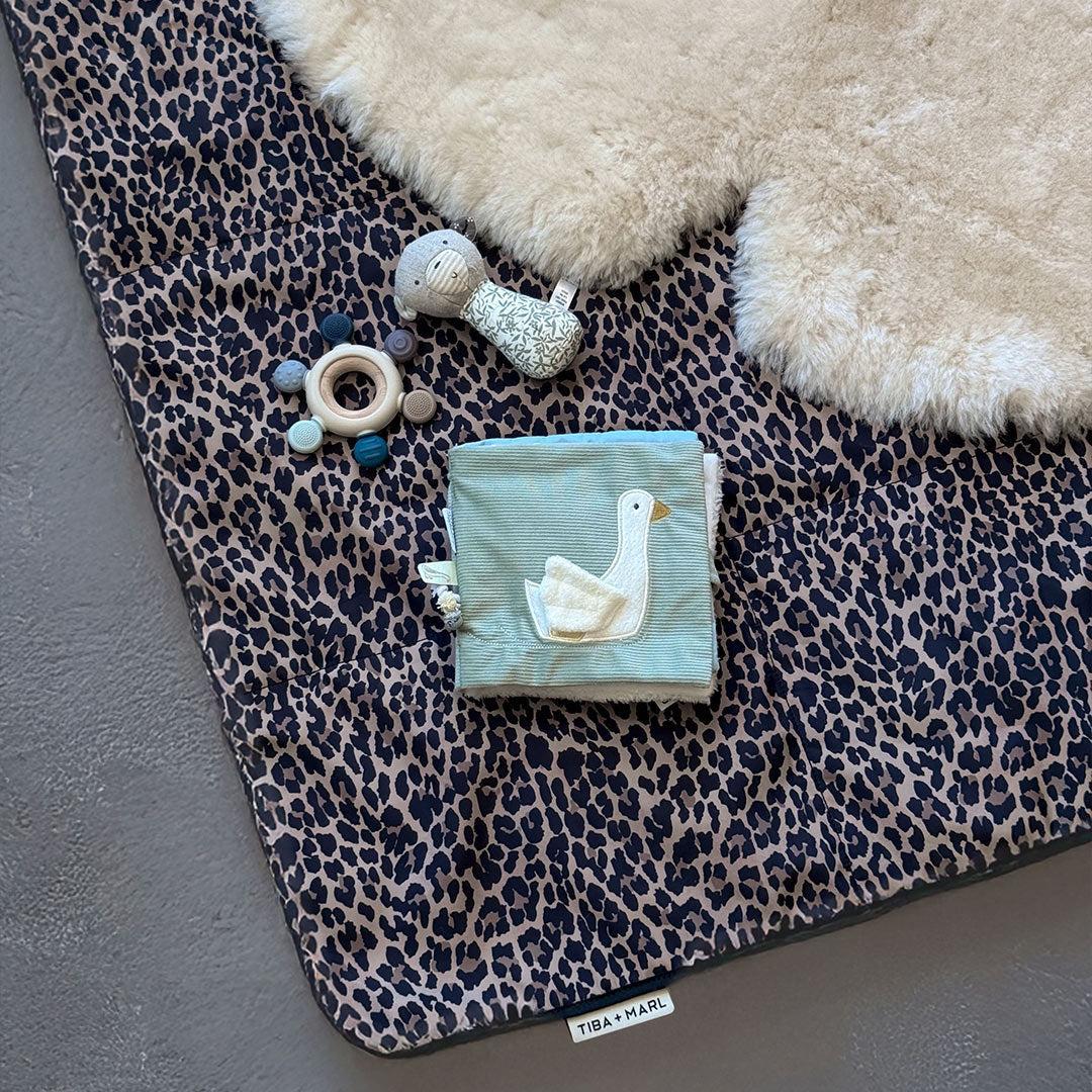 TIBA + MARL Travel XL Picnic/Play Blanket - Leopard - Image 4
