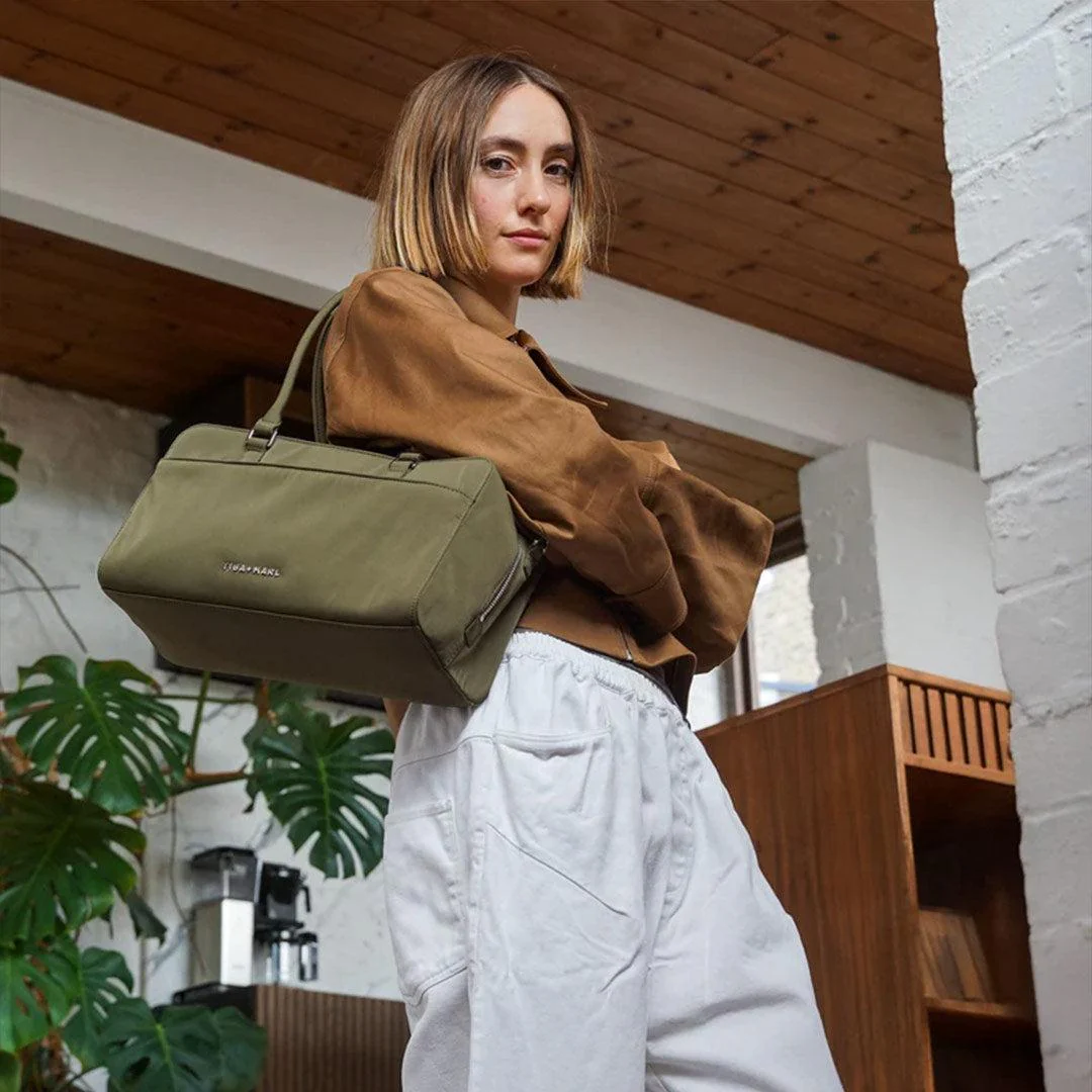 TIBA + MARL Riley Compact East-West Changing Bag - Olive - Image 2
