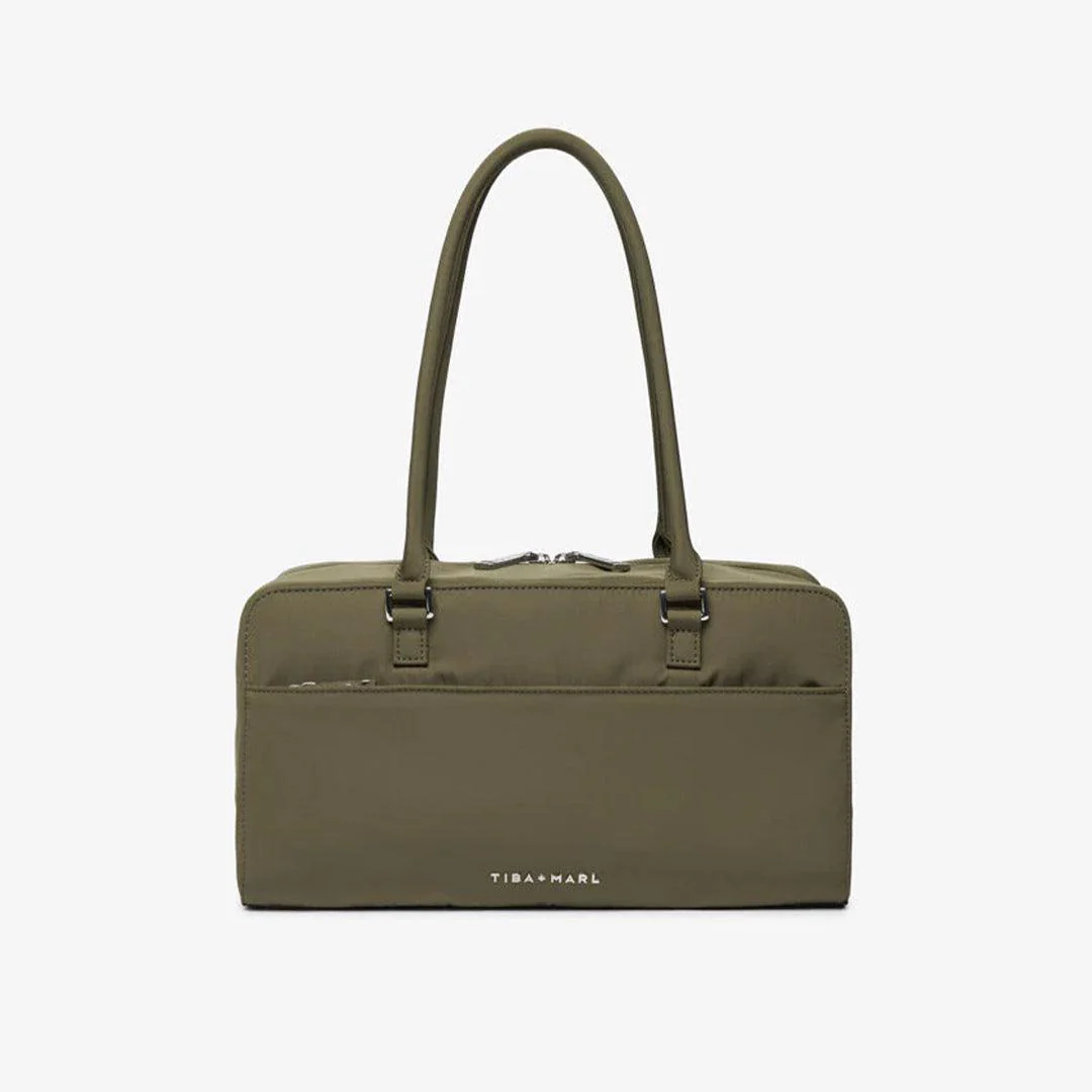 TIBA + MARL Riley Compact East-West Changing Bag - Olive - Image 4