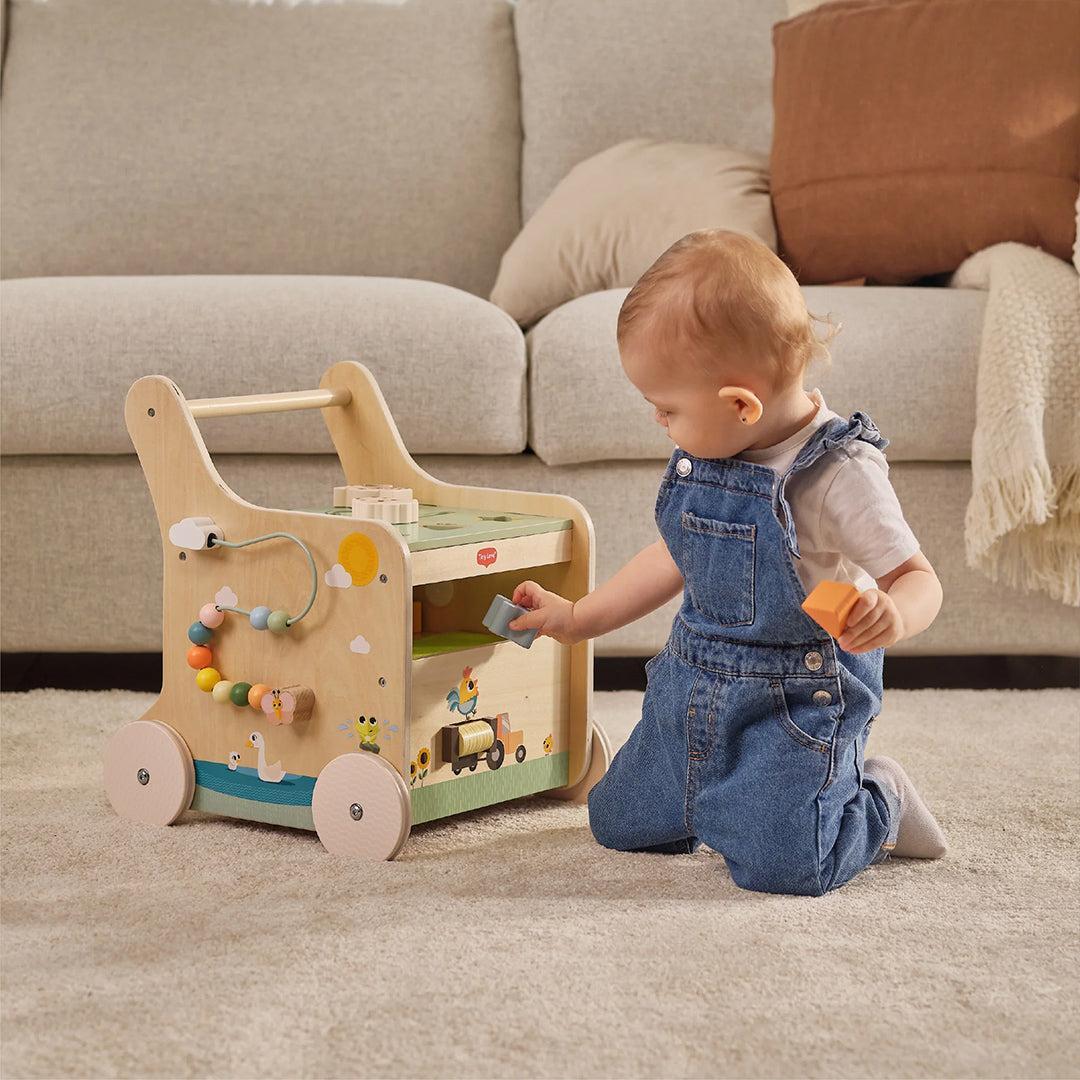Tiny Love Farmers Funday Push & Play Wooden Walk Behind - Image 5