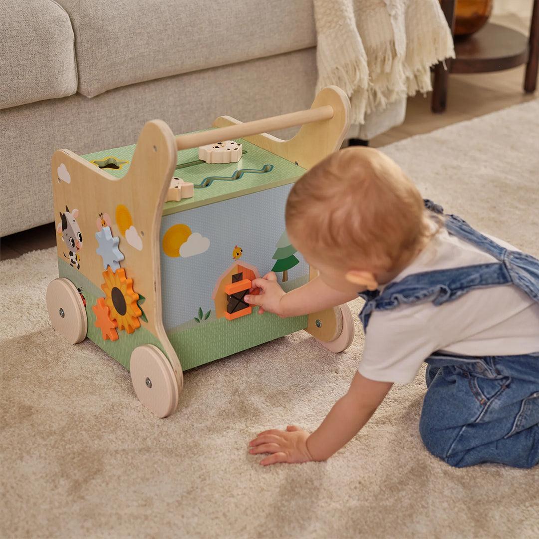 Tiny Love Farmers Funday Push & Play Wooden Walk Behind - Image 6