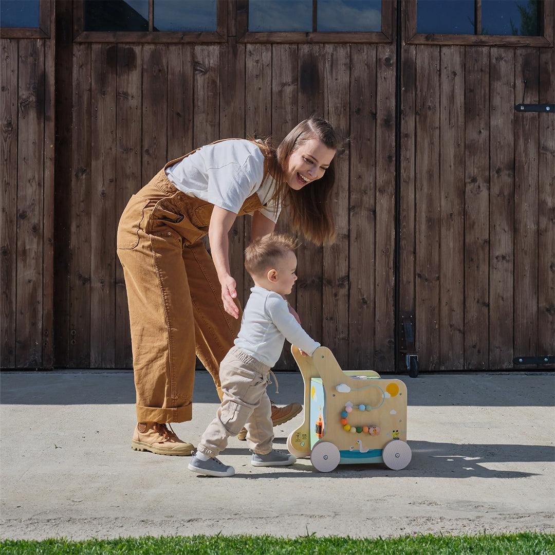 Tiny Love Farmers Funday Push & Play Wooden Walk Behind - Image 7