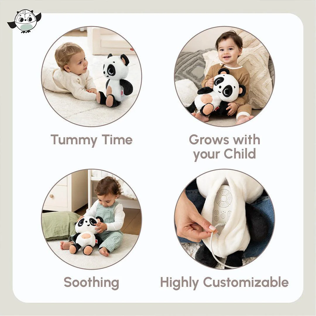 Tiny Love Plush Snuggly Buddy - Black And White - Image 5