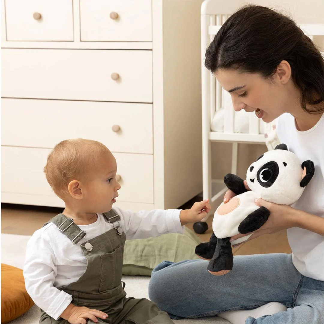 Tiny Love Plush Snuggly Buddy - Black And White - Image 7