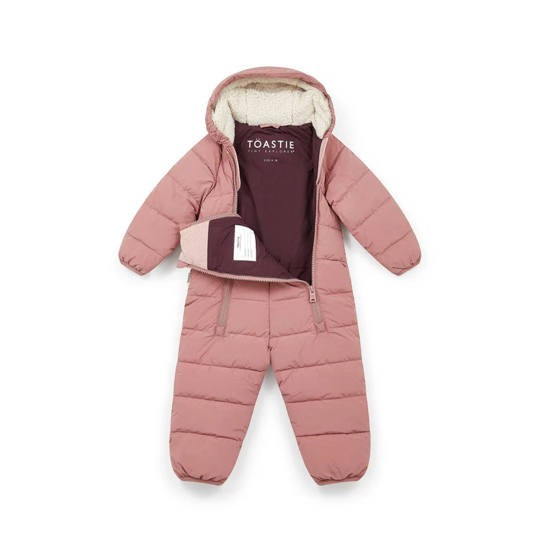 TOASTIE Eco-Fill Onesie - Damask Pink - Image 6