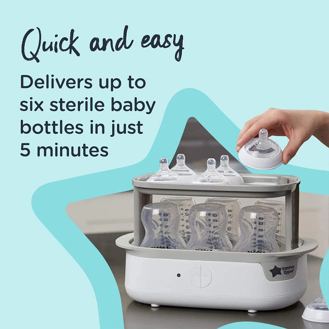 Tommee Tippee Electric Steam Steriliser - White - Image 3