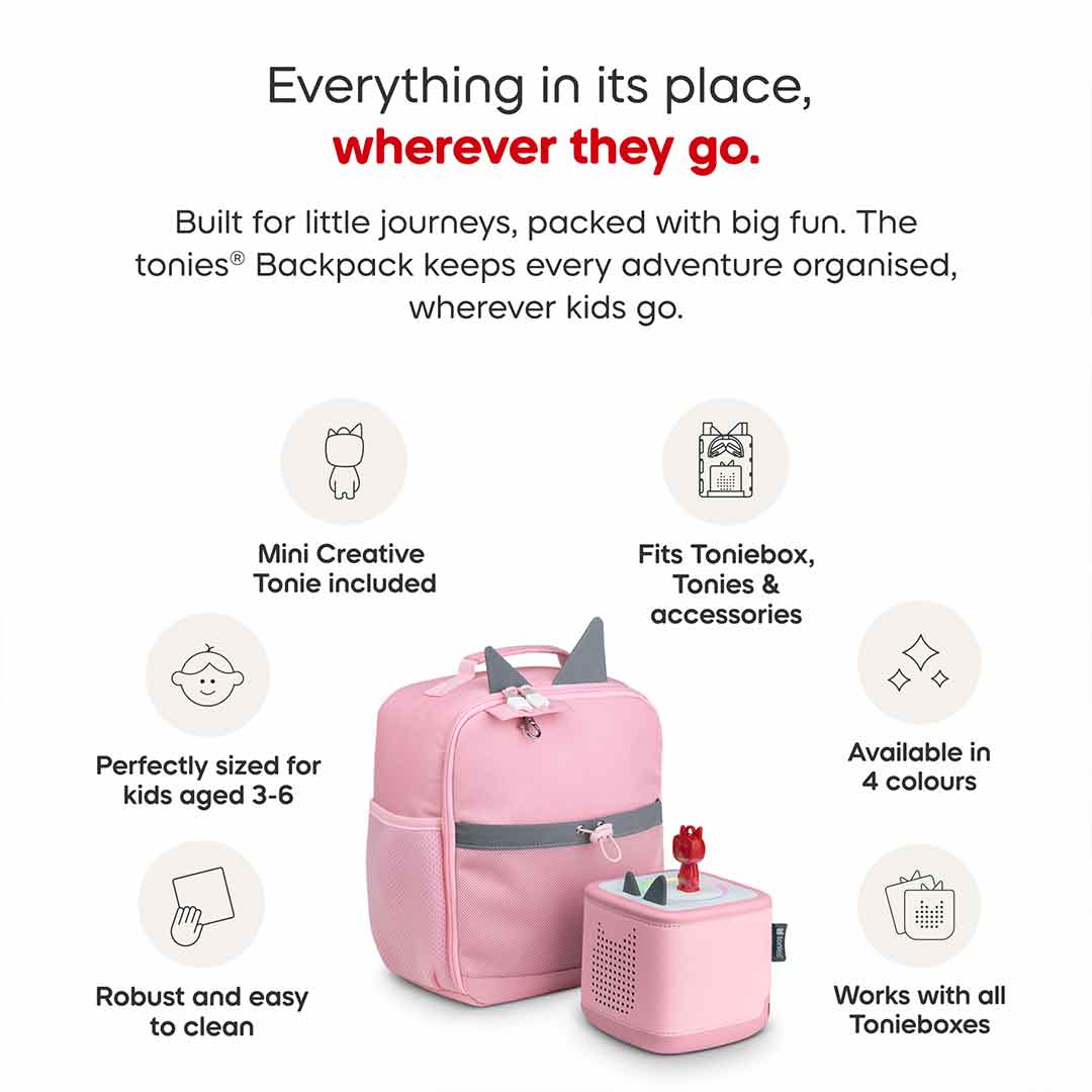 Tonies Backpack - Cloud Pink - Image 4
