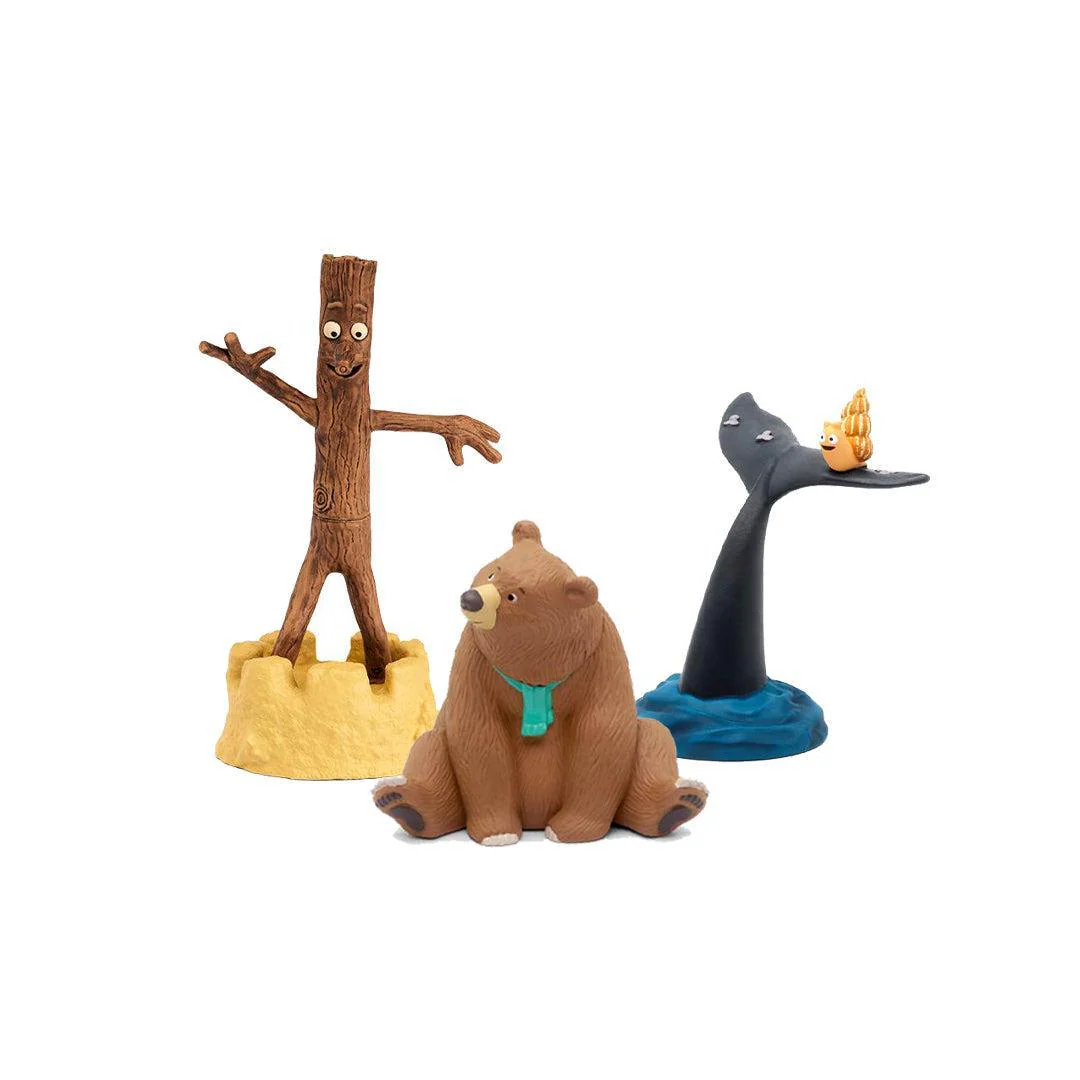 Tonies Character Bundle - We're going on a bear hunt, Snail & the whale + Stickman