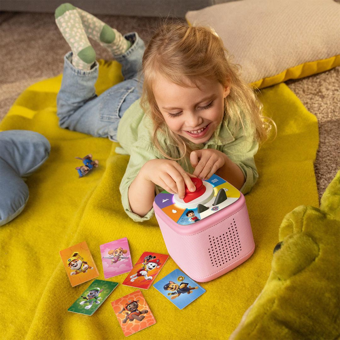 Tonies Toniebox 2 Playset with Tonieplay Game + Controller + PAW Patrol Chase Tonie - Pink - Image 2