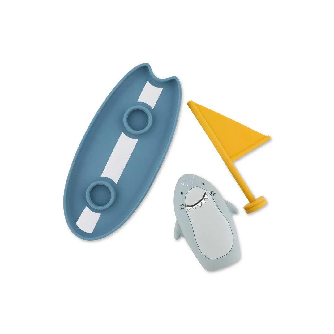 Trixie Bath Toy Surf Board - Mr. Shark - Image 3