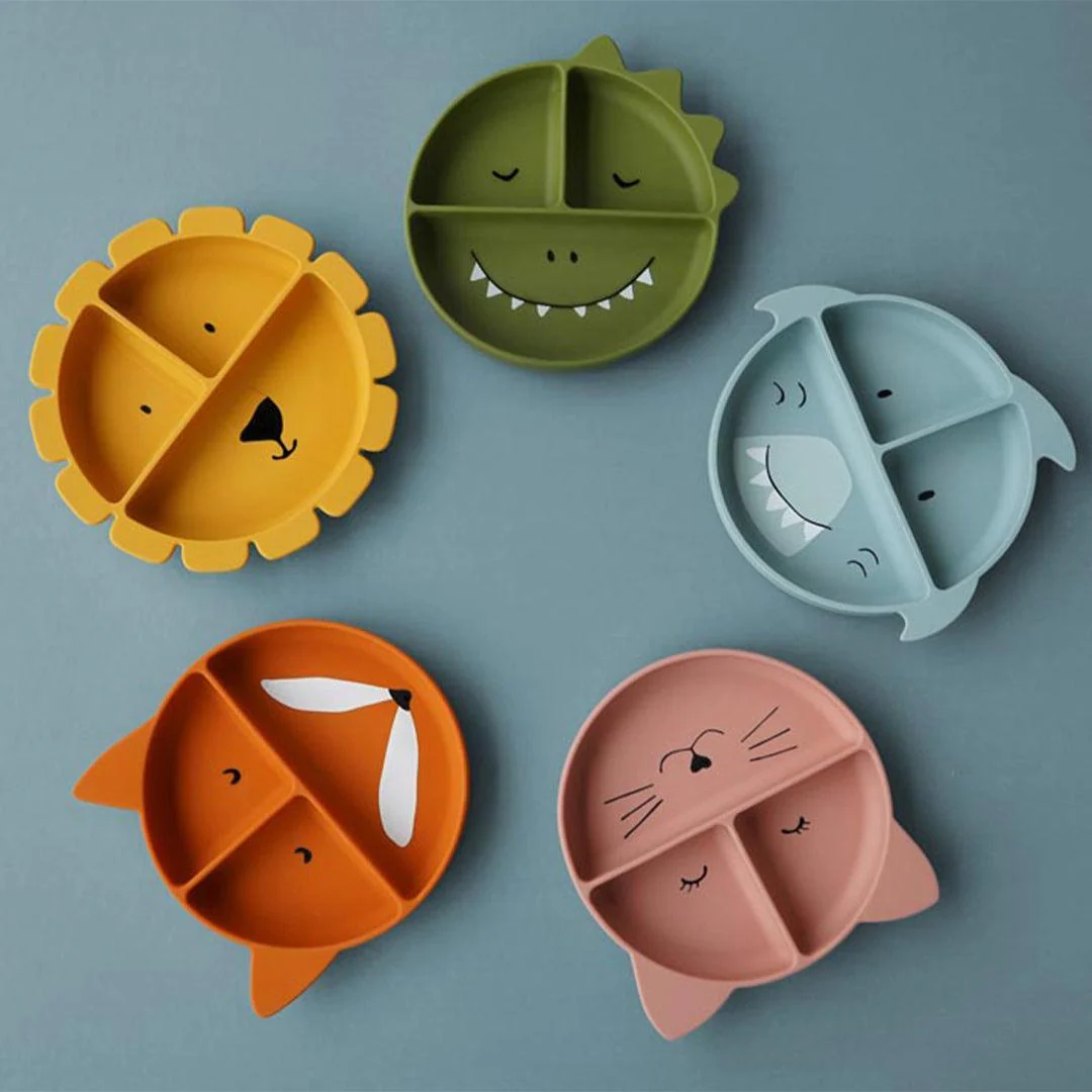 Trixie Silicone Divided Suction Plate - Mr. Shark - Image 2