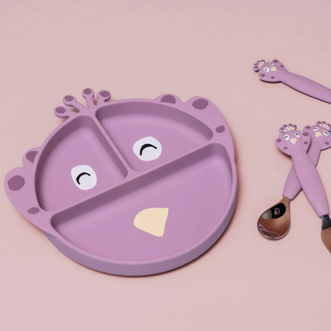 Trixie Silicone Divided Suction Plate - Mrs. Peacock - Image 2