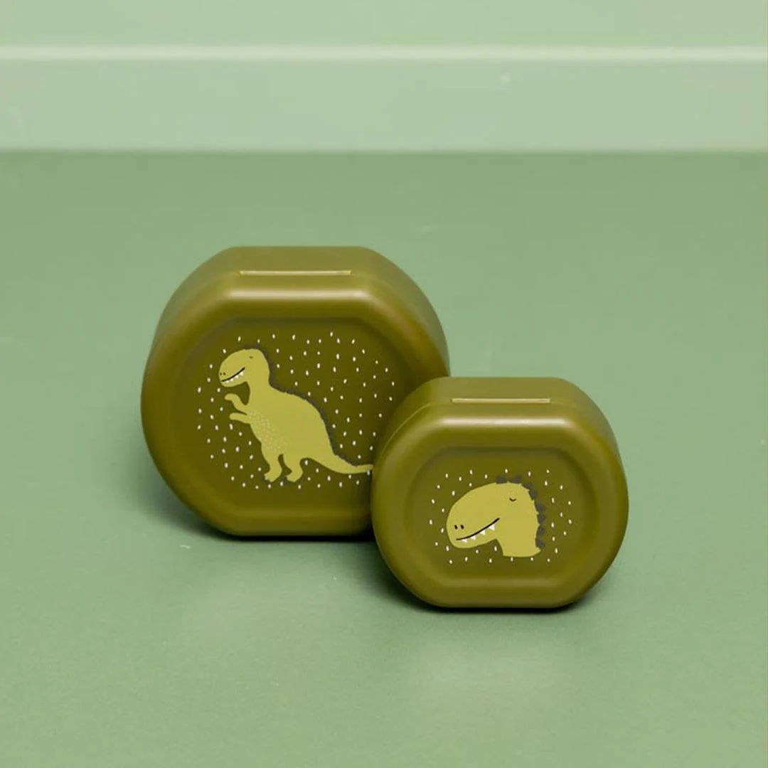 Trixie Snackbox with Clip - 2pcs - Mr. Dino - Image 2