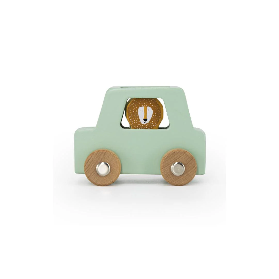 Trixie Wooden Animal Car Set - Image 5