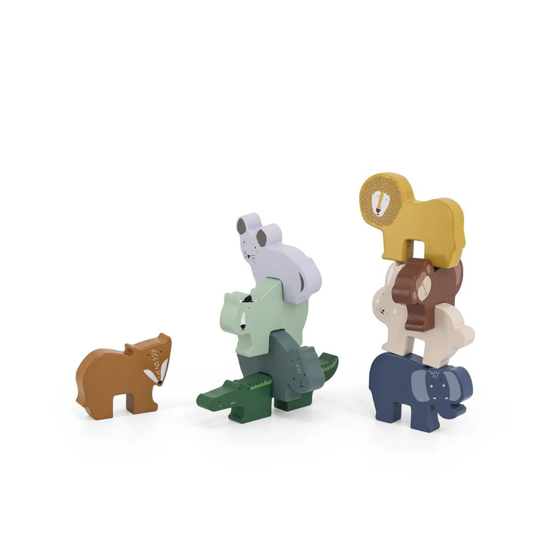 Trixie Wooden Animal Stacking Game - Image 7