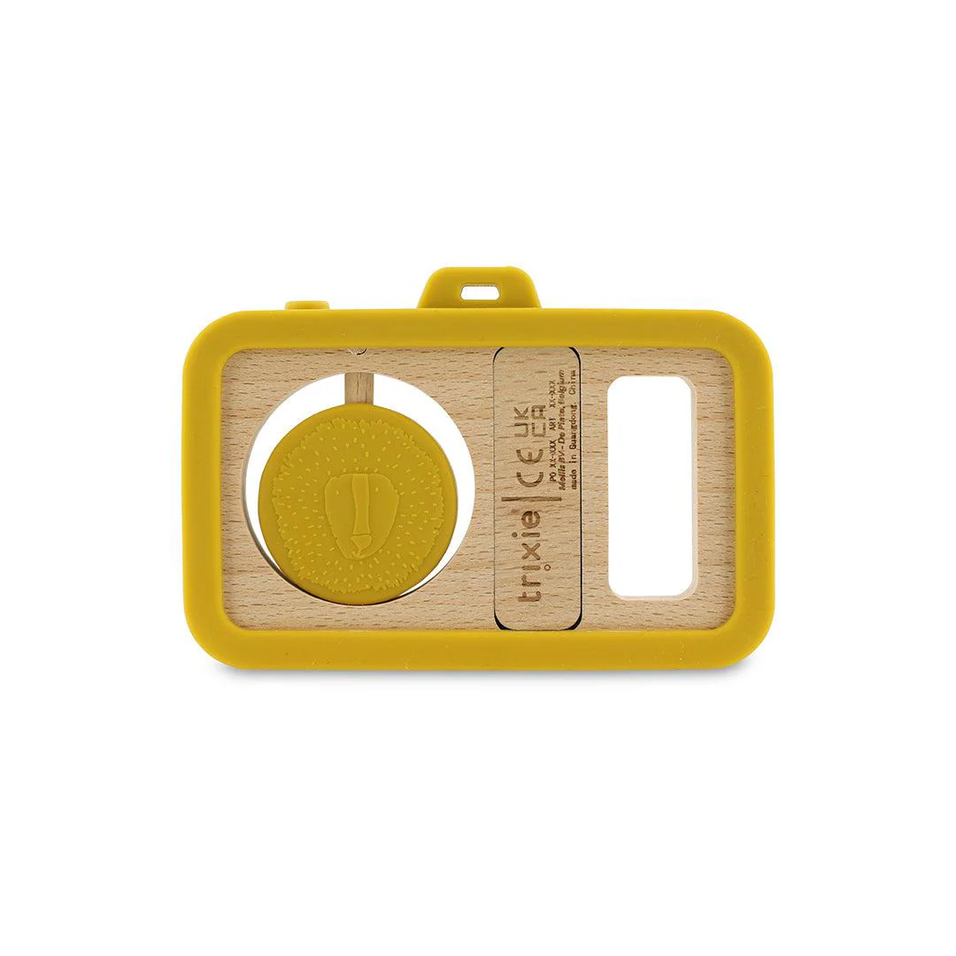 Trixie Wooden Silicone Baby Camera - Mr Lion - Image 2