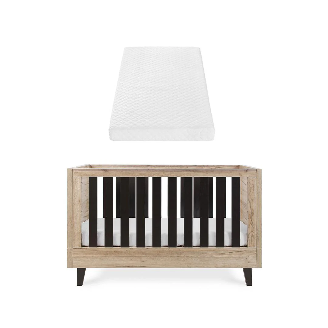 Tutti Bambini Como Cot Bed - Distressed Oak/Slate Grey - Image 10