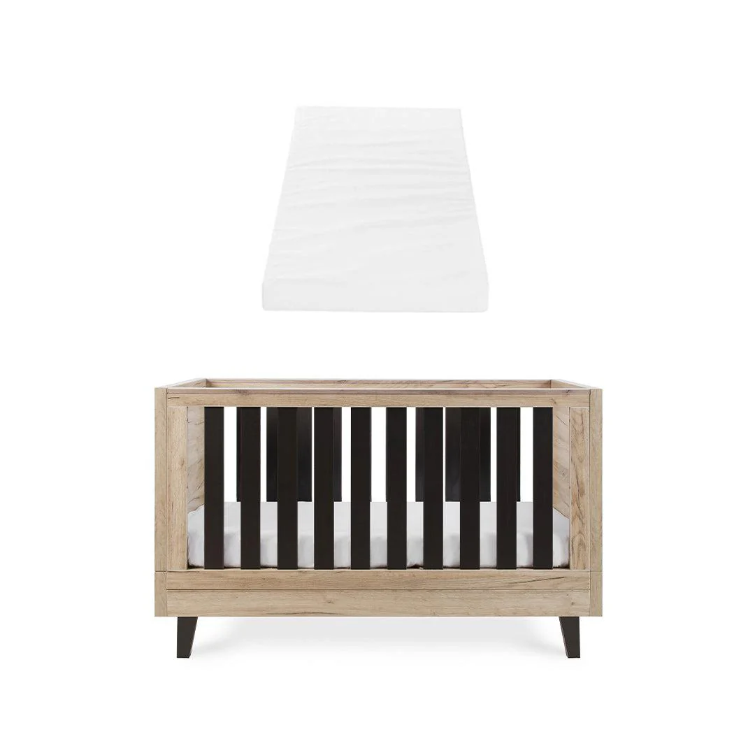 Tutti Bambini Como Cot Bed - Distressed Oak/Slate Grey - Image 13