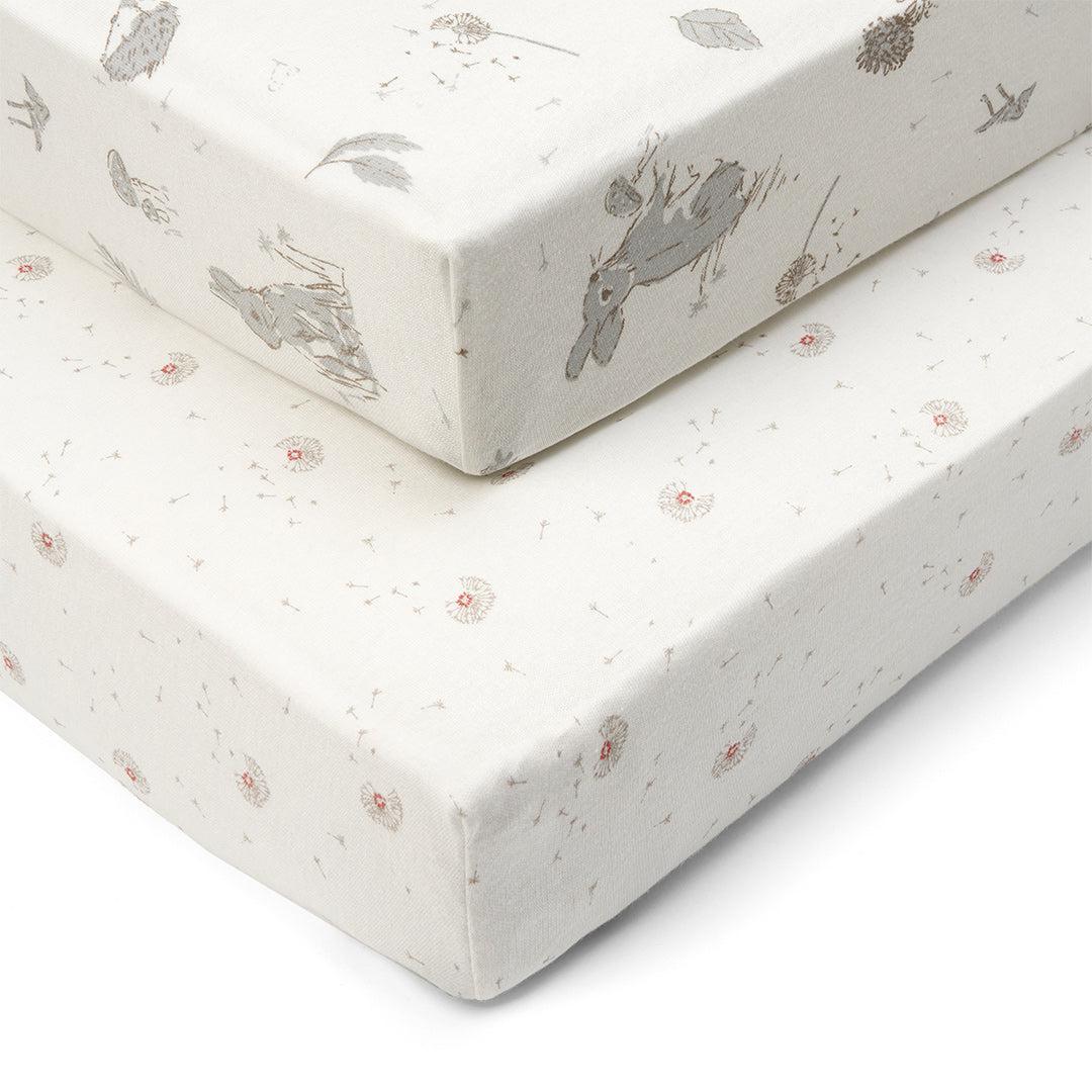 Tutti Bambini Cot Bed Fitted Sheets - 2 Pack - Cocoon