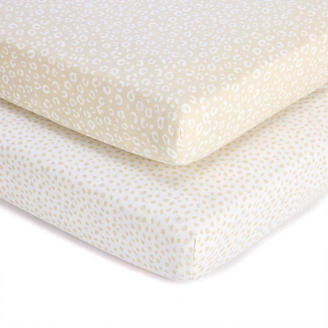 Tutti Bambini Cot Bed Fitted Sheets - Love Cats
