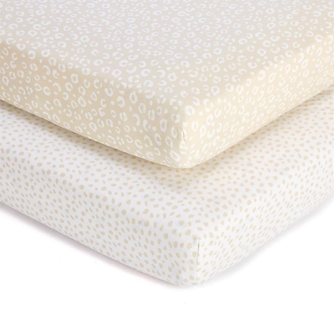 Tutti Bambini Cot Fitted Sheets - Love Cats