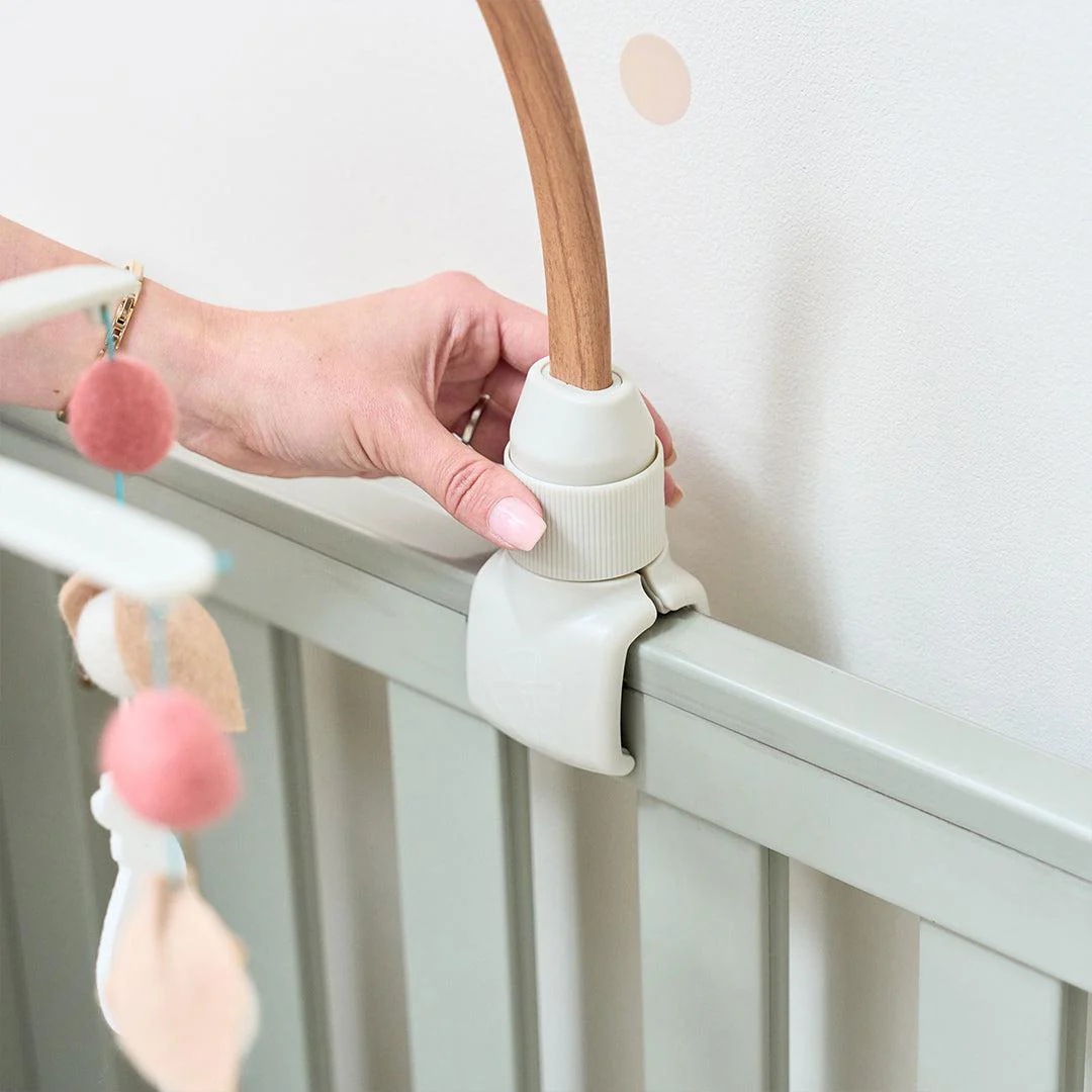 Tutti Bambini Cozee 2 In 1 Crib/Cot Mobile - Scandinavian Walnut/Cocoon - Image 3