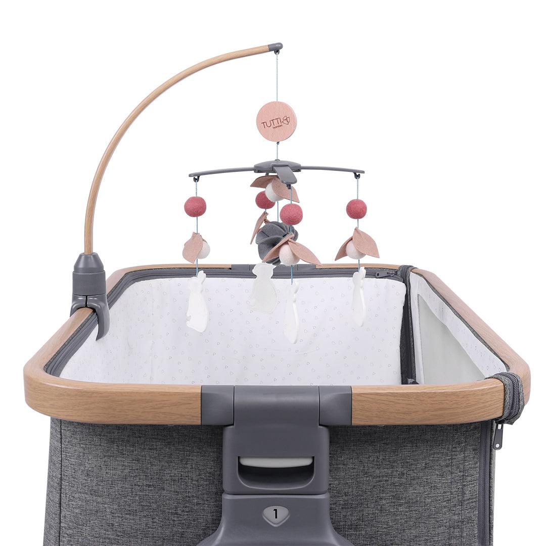 Tutti Bambini Cozee 2 In 1 Crib/Cot Mobile - Scandinavian Walnut/Cocoon - Image 6