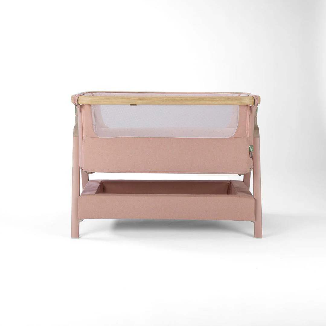 Tutti Bambini Cozee Air 2 Bedside Crib - Drifted Oak / Blush - Image 13