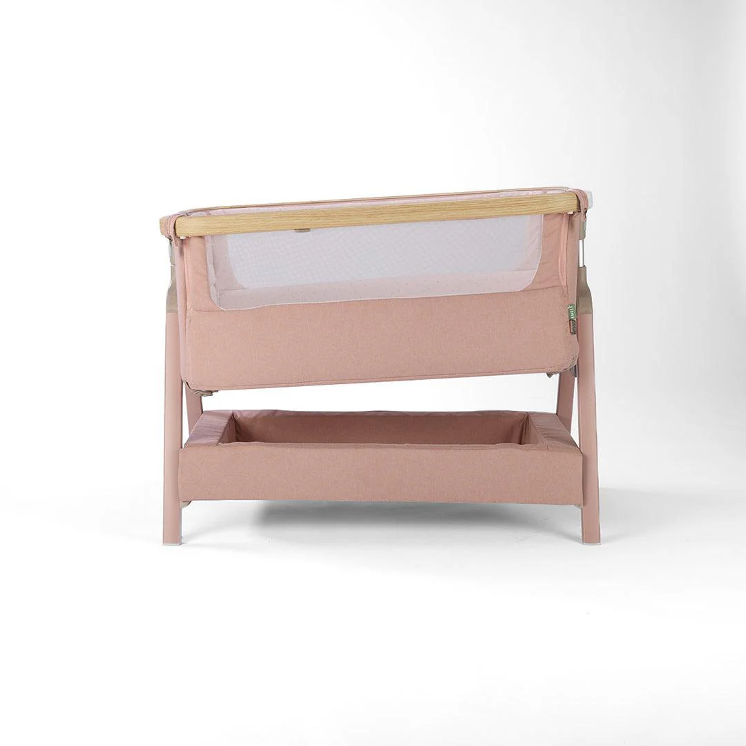 Tutti Bambini Cozee Air 2 Bedside Crib - Drifted Oak / Blush - Image 14