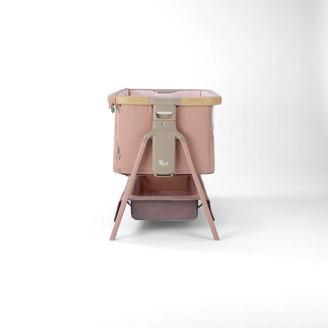 Tutti Bambini Cozee Air 2 Bedside Crib - Drifted Oak / Blush - Image 15