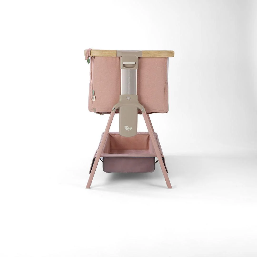 Tutti Bambini Cozee Air 2 Bedside Crib - Drifted Oak / Blush - Image 16