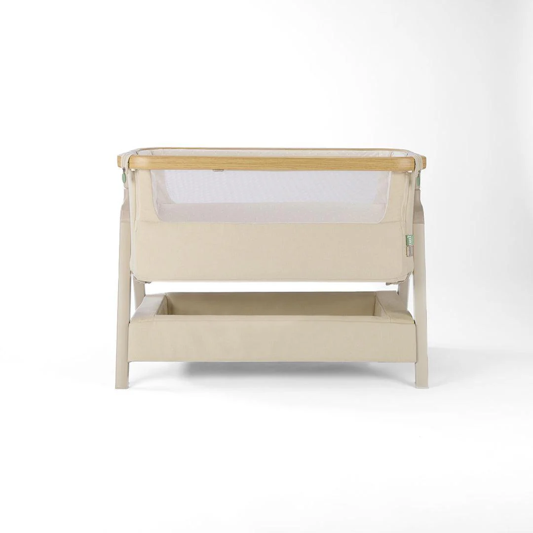 Tutti Bambini Cozee Air 2 Bedside Crib - Toasted Oak / Sand - Image 14