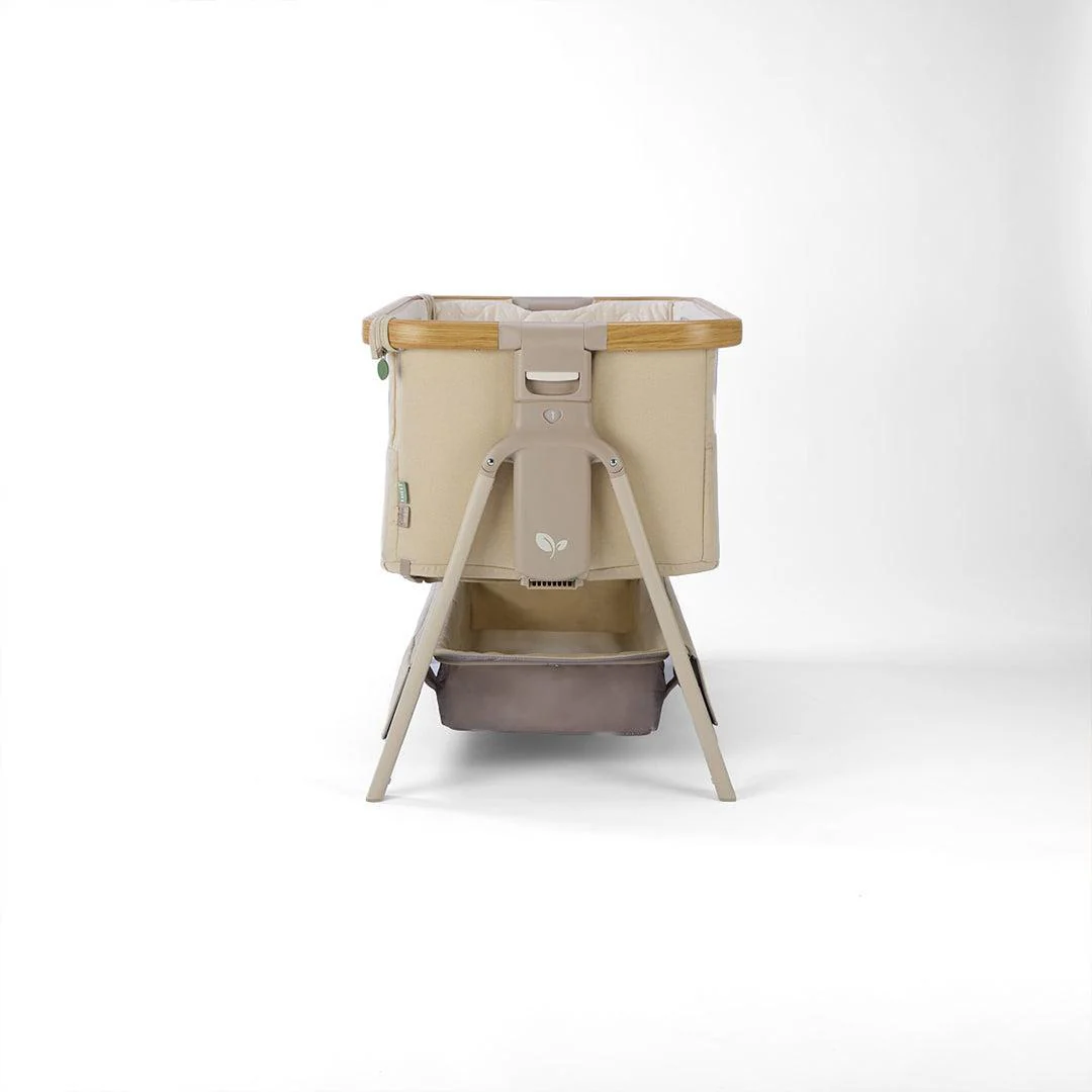 Tutti Bambini Cozee Air 2 Bedside Crib - Toasted Oak / Sand - Image 16
