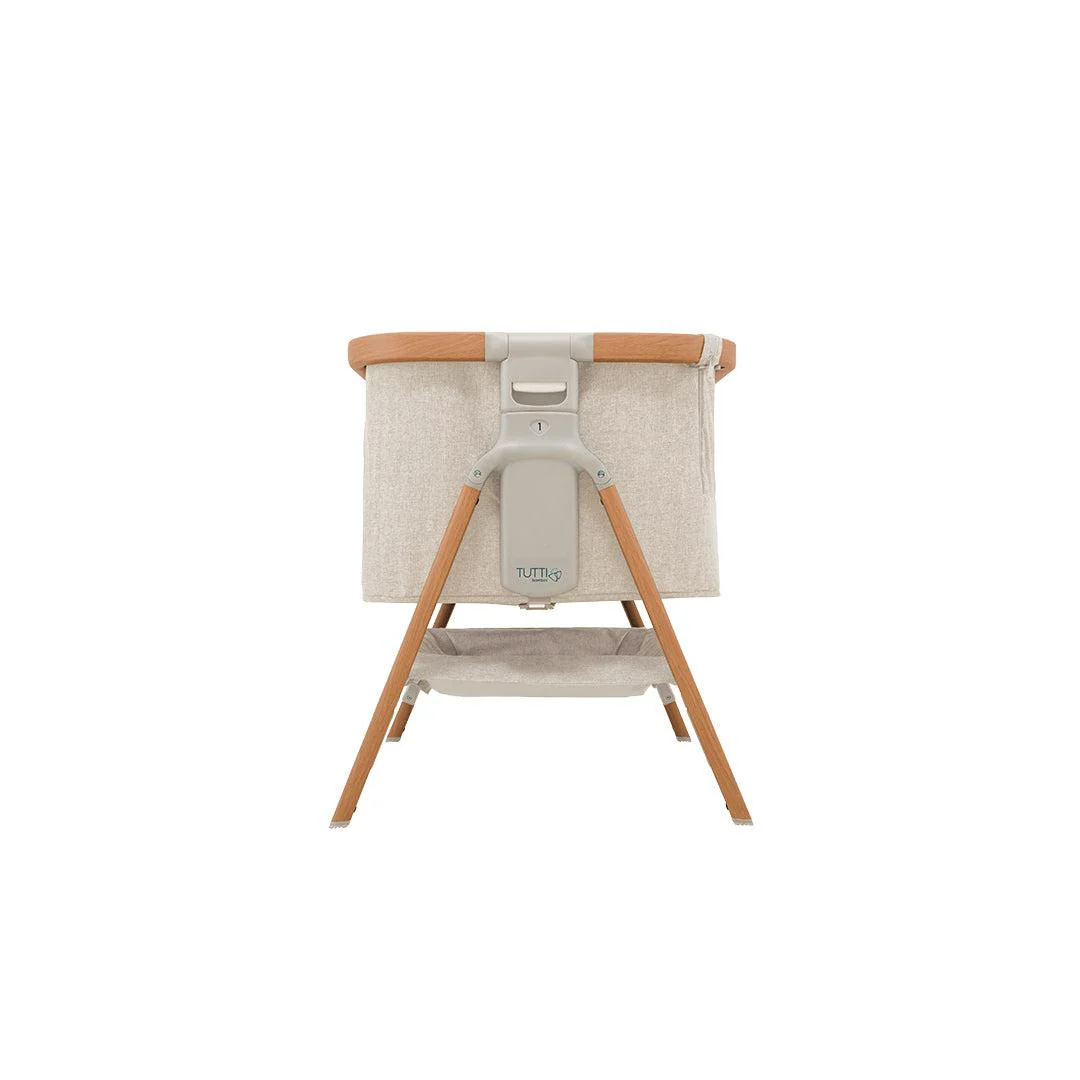 Tutti Bambini CoZee Bedside Crib - Scandinavian Walnut/Ecru - Image 5