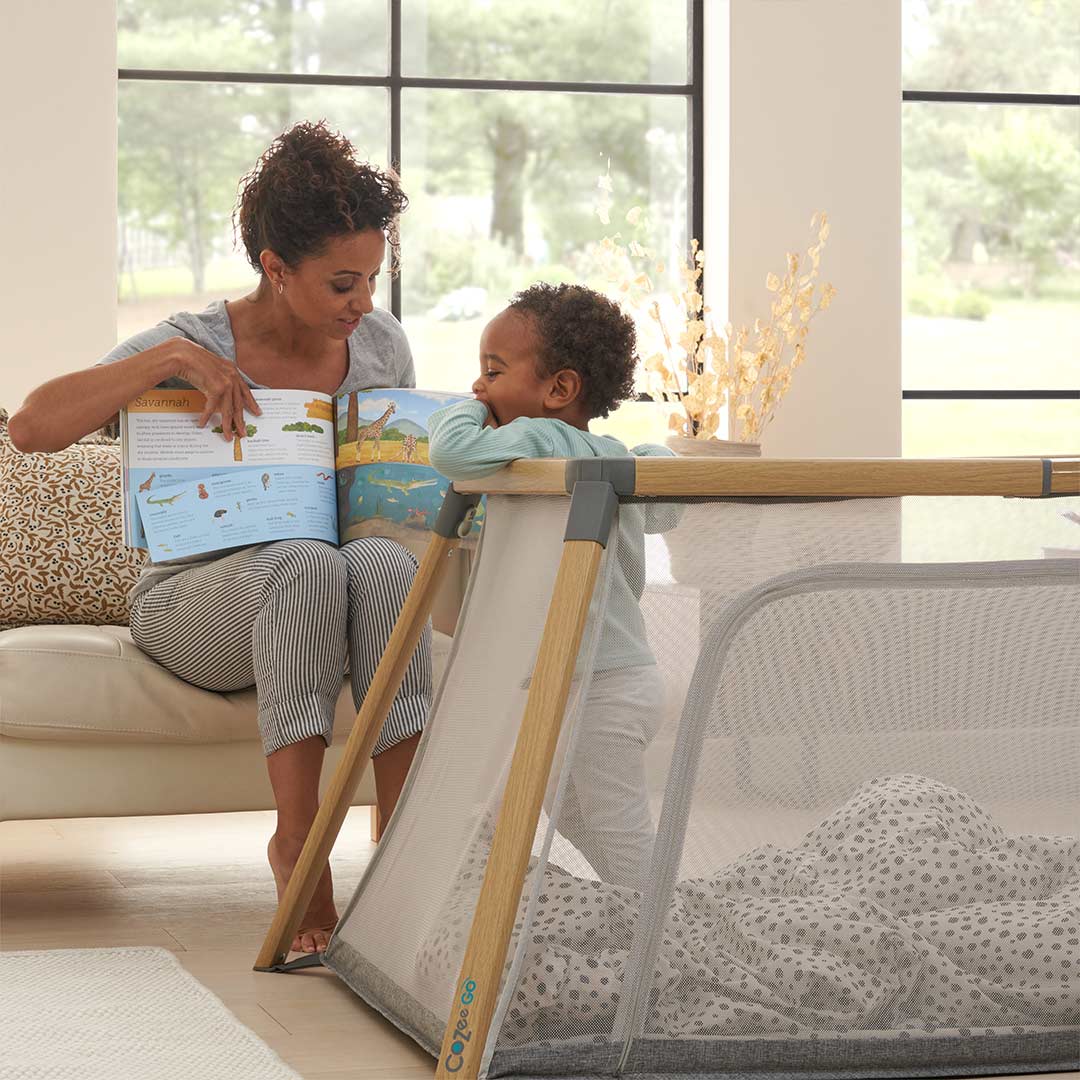 Tutti Bambini CoZee Go - Oak / Charcoal - Image 4