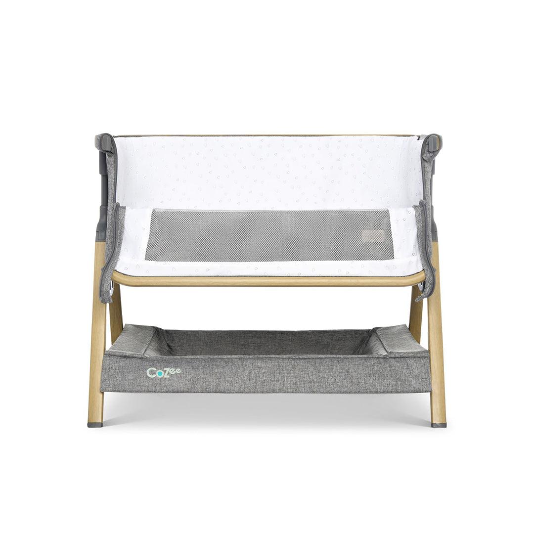 Tutti Bambini Cozee Mini Me Play Crib - Oak/Charcoal - Image 10