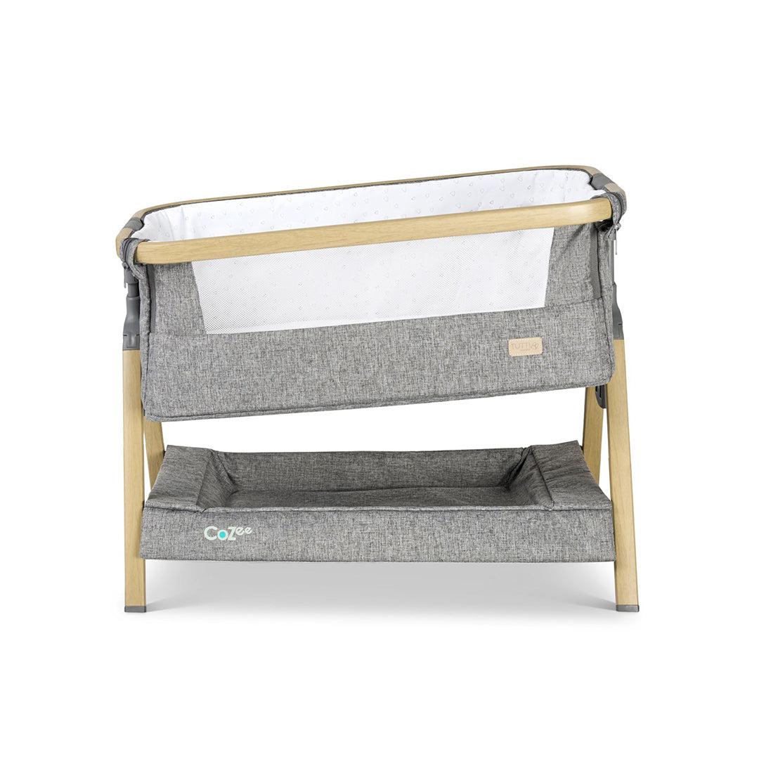 Tutti Bambini Cozee Mini Me Play Crib - Oak/Charcoal - Image 9