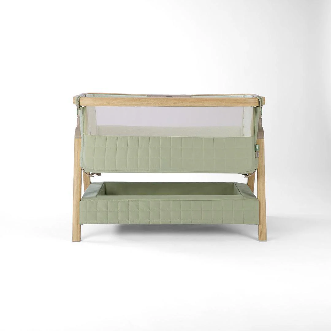 Tutti Bambini Cozee Sense Bedside Crib - Drifted Oak / Eucalyptus - Image 20