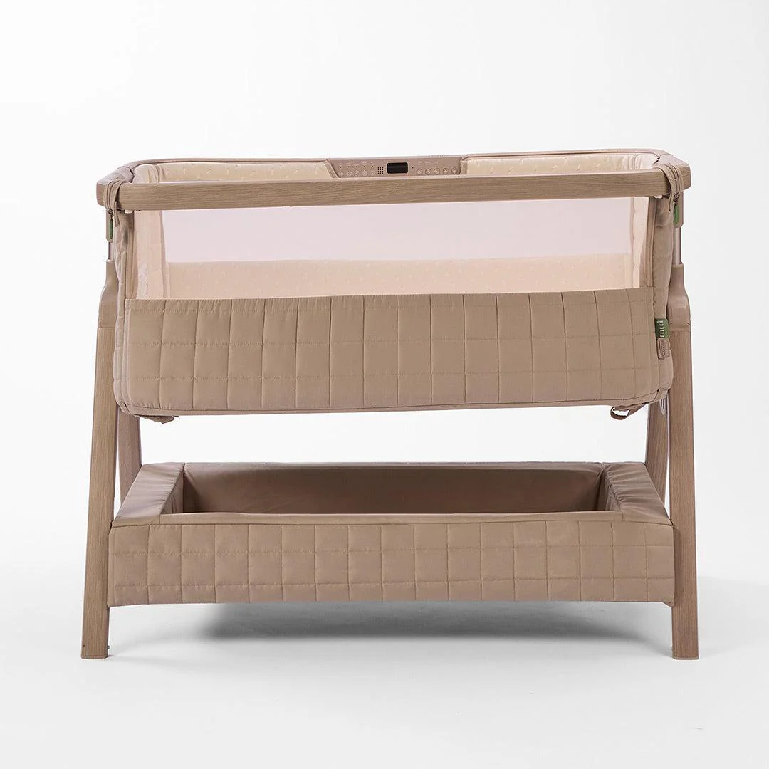 Tutti Bambini Cozee Sense Bedside Crib - Soft Walnut / Cocoa - Image 16