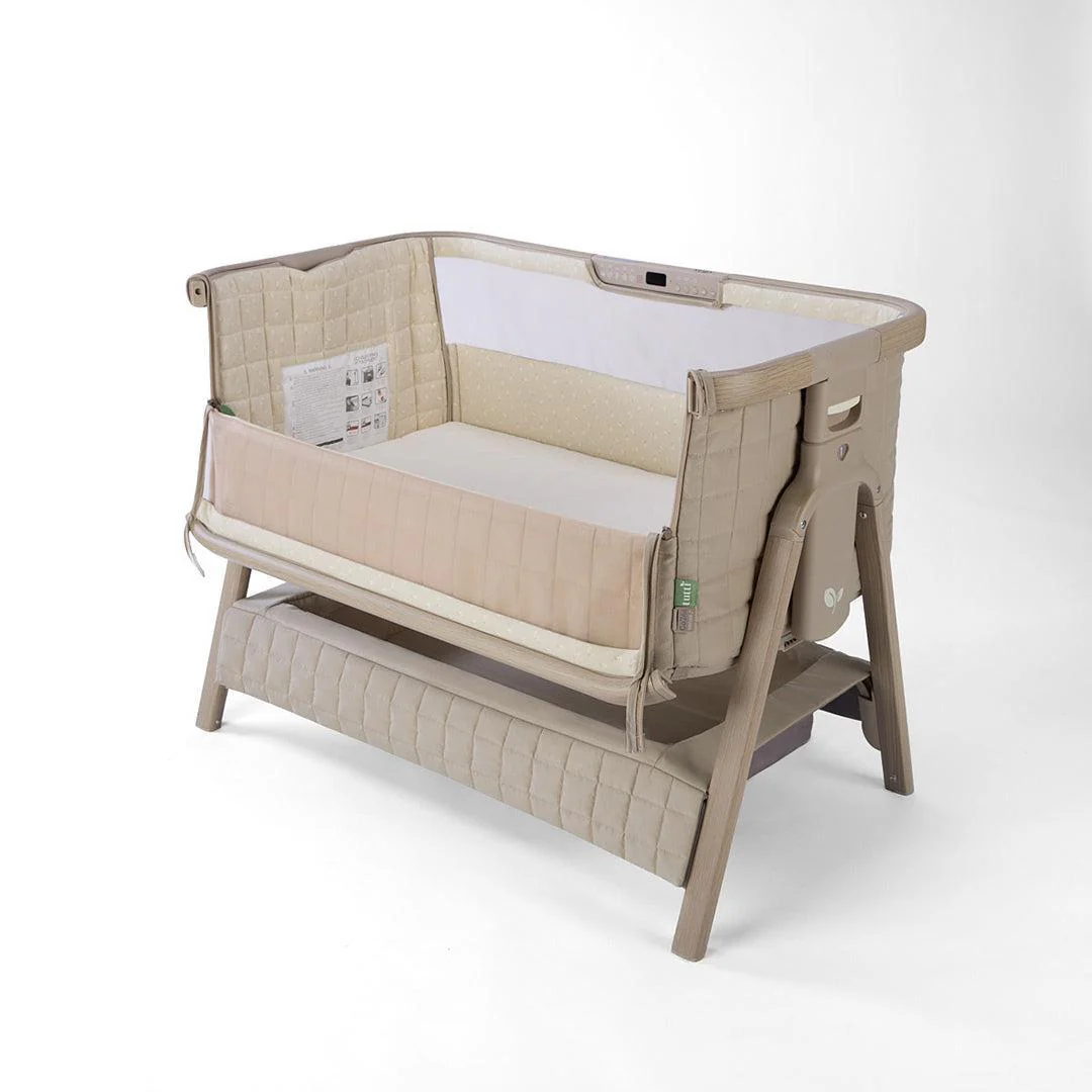 Tutti Bambini Cozee Sense Bedside Crib - Soft Walnut / Cocoa - Image 17